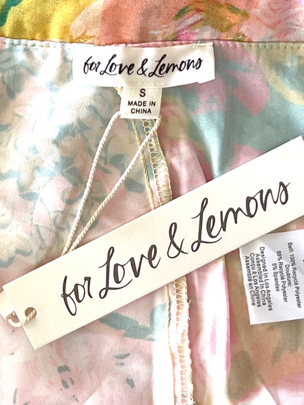 NWT For Love and Lemons Madison Floral Maxi Dress Size S - Picture 14 of 16